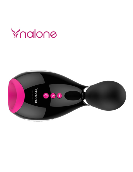 NALONE OXXY - Masturbador de Alta Tecnología con Bluetooth, 7 Modos de Vibración y Succión Intensos