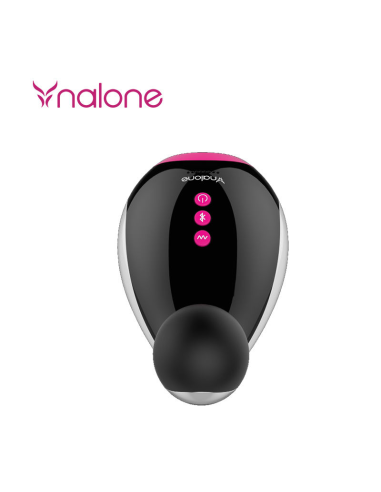 NALONE OXXY - Masturbador de Alta Tecnología con Bluetooth, 7 Modos de Vibración y Succión Intensos