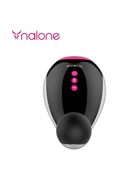NALONE OXXY - Masturbador de Alta Tecnología con Bluetooth, 7 Modos de Vibración y Succión Intensos