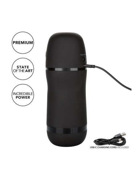 Masturbador CALEXOTICS Optimum Power: Vibración y Succión para Placer Personalizado