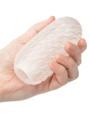 CALEXOTICS Reversible Ribbed Stroker - Placer Sin Límites y Estimulación Única