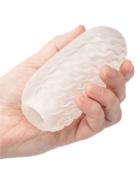 CALEXOTICS Reversible Ribbed Stroker - Placer Sin Límites y Estimulación Única