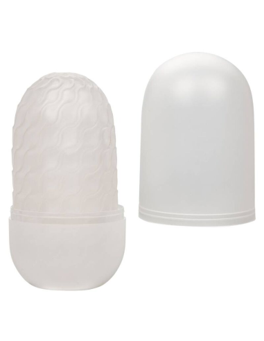 CALEXOTICS Reversible Ribbed Stroker - Placer Sin Límites y Estimulación Única