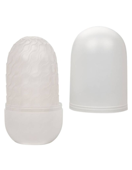 CALEXOTICS Reversible Ribbed Stroker - Placer Sin Límites y Estimulación Única