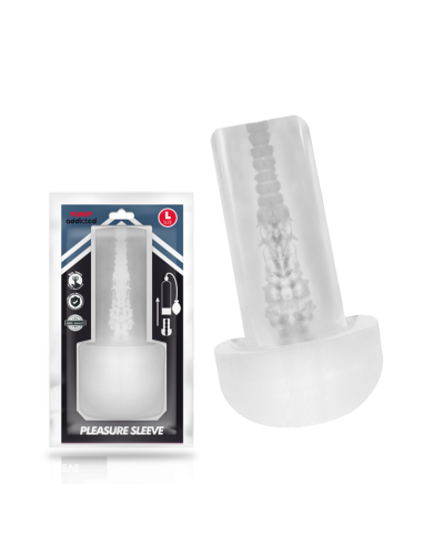 PUMP ADDICTED - PLEASURE SLEEVE: Masturbador Automático para Fantasías Voyeuristas