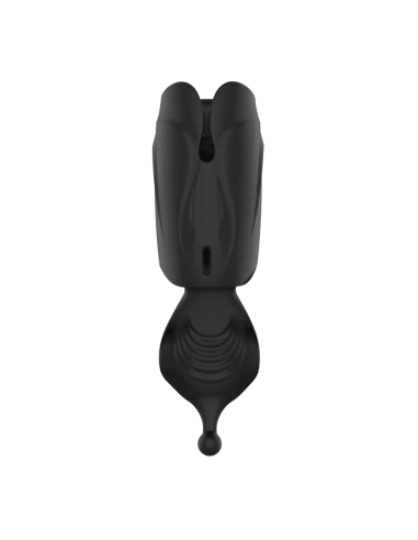 JAMYJOB - Masturbador Stroker Vibrador con 2 Motores y 9 Modos de Estimulación | Silicona Premium, Impermeable y Recargable