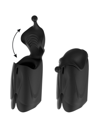 JAMYJOB - Masturbador Stroker Vibrador con 2 Motores y 9 Modos de Estimulación | Silicona Premium, Impermeable y Recargable