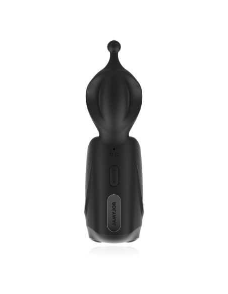 JAMYJOB - Masturbador Stroker Vibrador con 2 Motores y 9 Modos de Estimulación | Silicona Premium, Impermeable y Recargable