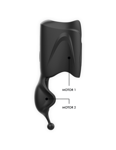 JAMYJOB - Masturbador Stroker Vibrador con 2 Motores y 9 Modos de Estimulación | Silicona Premium, Impermeable y Recargable