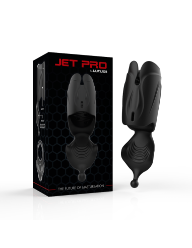 JAMYJOB - Masturbador Stroker Vibrador con 2 Motores y 9 Modos de Estimulación | Silicona Premium, Impermeable y Recargable