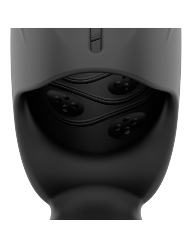 JAMYJOB - Masturbador Stroker Vibrador con 2 Motores y 9 Modos de Estimulación | Silicona Premium, Impermeable y Recargable