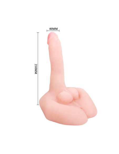 BAILE - MR BIG: Masturbador Realista con Vibración y Control por Voz para Placer Infinito