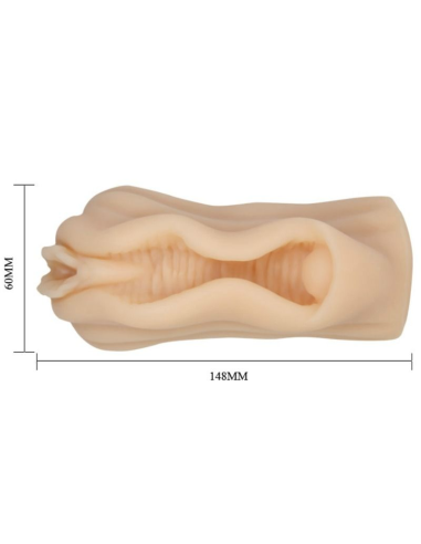 BAILE - Minimasturbador Masculino Realista Diseño Labios Vagina y Clítoris
