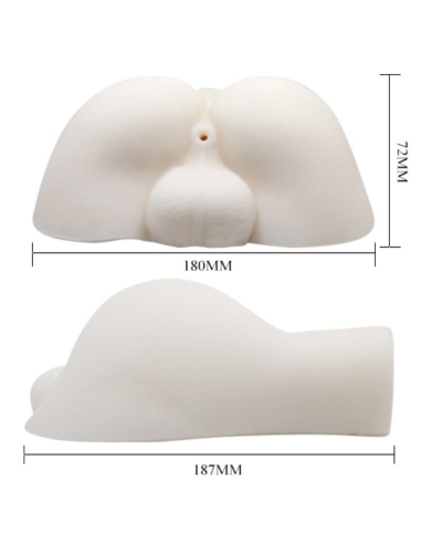 Baile - Trasero Bigger Man con Vibración: Placer Realista y Sensaciones Únicas