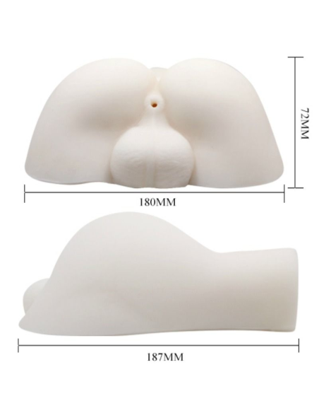 Baile - Trasero Bigger Man con Vibración: Placer Realista y Sensaciones Únicas