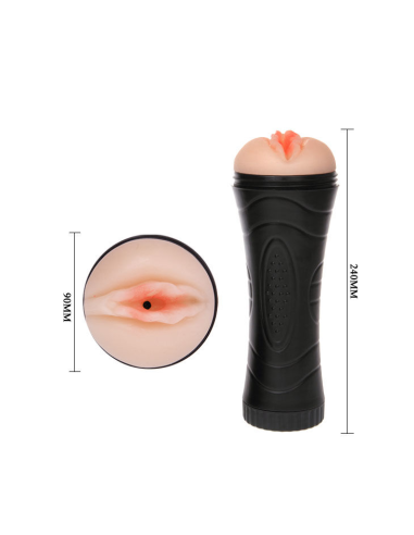 BAILE - PUSSY VAGINA VIBRADORA 7 RITMOS CIBERSKYN | Placer Realista para Hombres