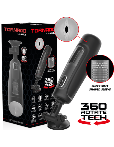 JAMYJOB Tornado Masturbador 360 Rotate Tech - Placer Intenso y Realista