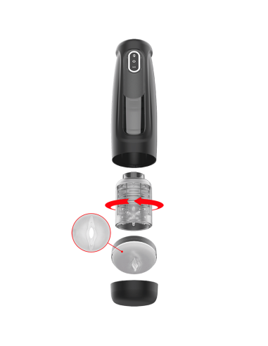 JAMYJOB Tornado Masturbador 360 Rotate Tech - Placer Intenso y Realista