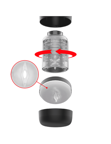 JAMYJOB Tornado Masturbador 360 Rotate Tech - Placer Intenso y Realista