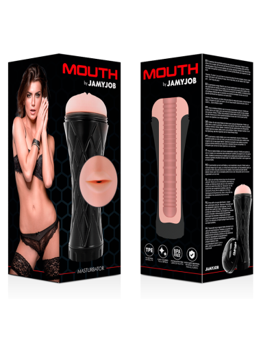 JAMYJOB - MOUTH MASTURBADOR: Placer Realista y Sensación de Boca para Hombres