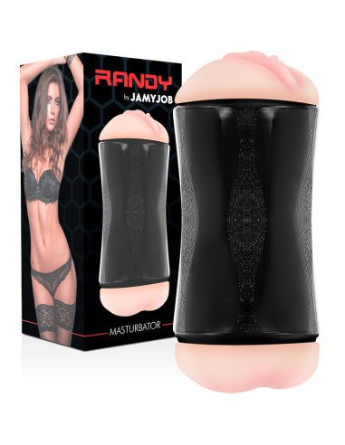 JAMYJOB - Masturbador Doble Entrada Vagina y Ano | Placer Realista y Fácil Limpieza