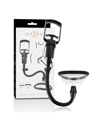 INTENSE - Bomba Manual Vaginal con Copas Intercambiables para Aumentar Sensibilidad y Flujo Sanguíneo