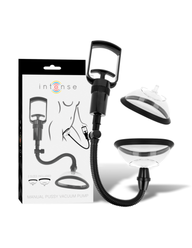 INTENSE - Bomba Manual Vaginal con Copas Intercambiables para Aumentar Sensibilidad y Flujo Sanguíneo