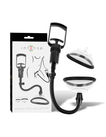 INTENSE - Bomba Manual Vaginal con Copas Intercambiables para Aumentar Sensibilidad y Flujo Sanguíneo