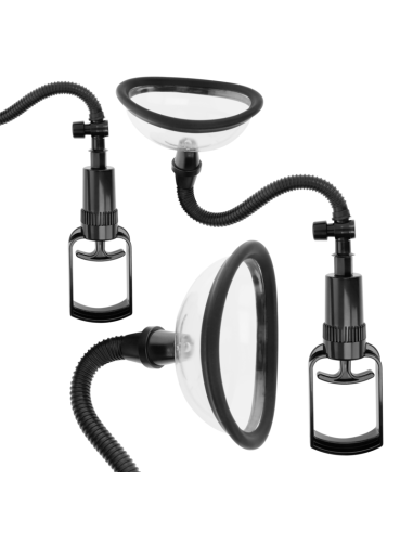 INTENSE - Bomba Manual Vaginal con Copas Intercambiables para Aumentar Sensibilidad y Flujo Sanguíneo