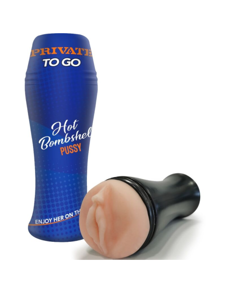 Masturbador Hot Bombshell To Go - PRIVATE: Placer Compacto y Discreto para Llevar