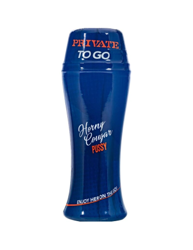 Masturbador Horny Cougar To Go de PRIVATE - Placer Compacto y Discreto para Viajes
