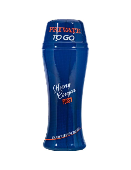 Masturbador Horny Cougar To Go de PRIVATE - Placer Compacto y Discreto para Viajes