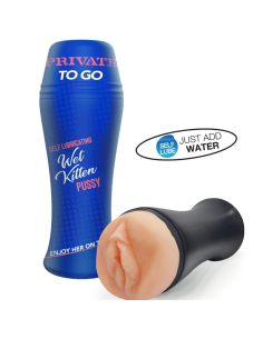 Masturbador Autolubricante Wet Kitten Self Lube To Go - Discreto y Compacto | PRIVATE