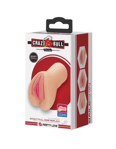 CRAZY BULL - ELIANA: Realista Masturbador Vaginal con Sensaciones Únicas y Diseño Impermeable
