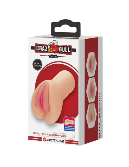 CRAZY BULL - ELIANA: Realista Masturbador Vaginal con Sensaciones Únicas y Diseño Impermeable