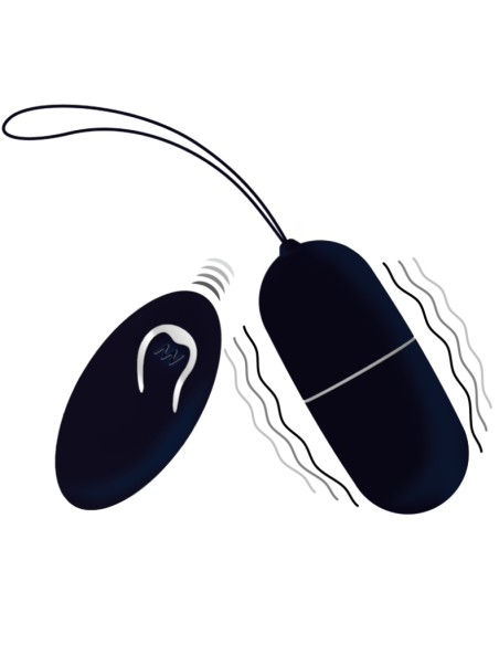 Intense Flippy I Huevo Control Remoto Negro