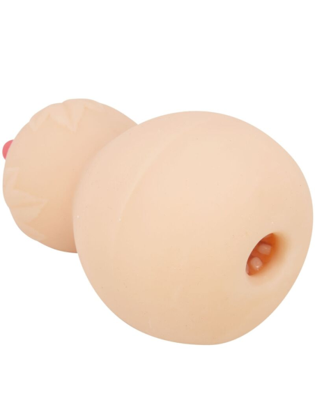 CRAZY BULL - Masturbador Calabash en Forma de Pecho para Placer Intenso y Acariciador