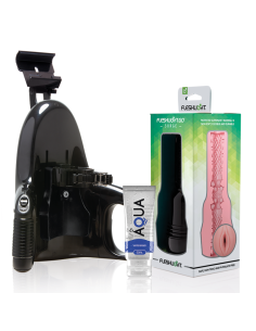 FLESHLIGHT GO PINK LADY SURGE VAGINA + UNIVERSAL LAUNCH + LUBRICANTE AQUA 50 ML - Placer Inigualable para Él