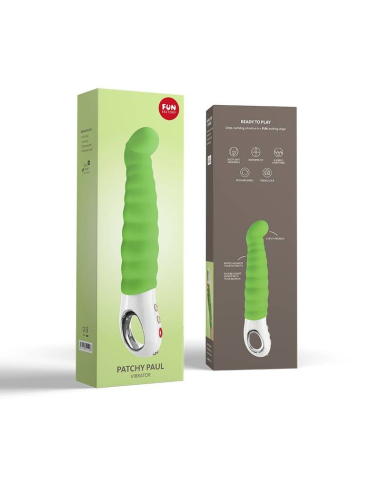 FUN FACTORY - PATCHY PAUL VERDE FRESCO: Vibrador Ergonómico Impermeable para el Placer Femenino