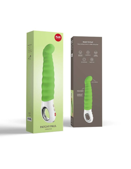 FUN FACTORY - PATCHY PAUL VERDE FRESCO: Vibrador Ergonómico Impermeable para el Placer Femenino