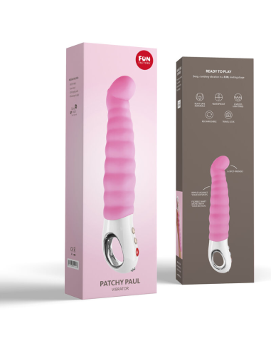 Fábrica de Diversión: Patchy Paul Candy Rose - Vibrador Impermeable y Adaptable para el Placer Femenino