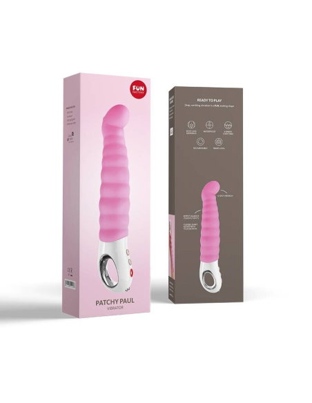 Fábrica de Diversión: Patchy Paul Candy Rose - Vibrador Impermeable y Adaptable para el Placer Femenino