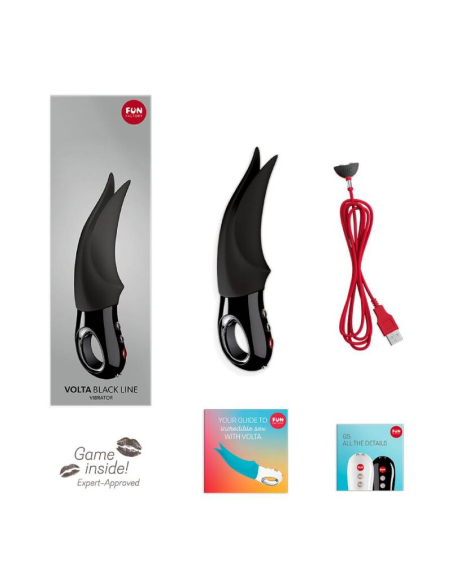 Fábrica de la Diversión - Volta Negro: Vibrador Clitoriano Potente y Elegante