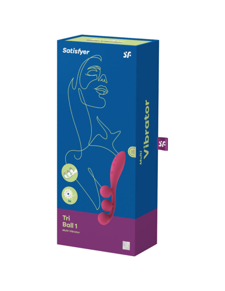 Satisfyer Tri Ball 1: Multivibrador Rojo para Estimulació
