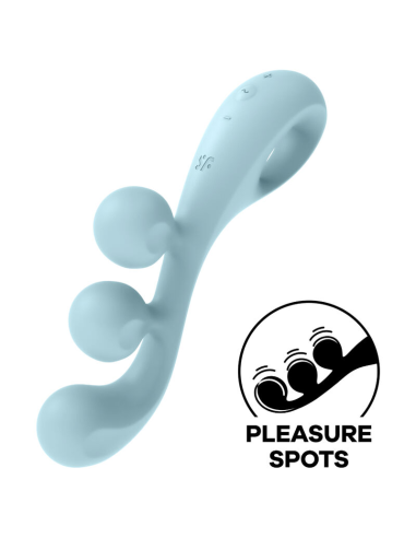 Satisfyer Tri Ball 2: Multi Vibrador Azul para Estimulación