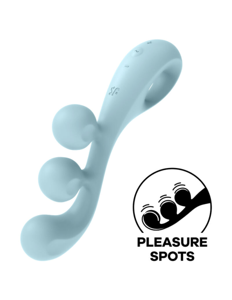 Satisfyer Tri Ball 2: Multi Vibrador Azul para Estimulación