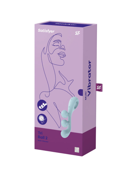Satisfyer Tri Ball 2: Multi Vibrador Azul para Estimulación