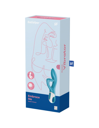 SATISFYER - EMBRACE ME Vibrador Punto G Turquesa | SexPlace.MX