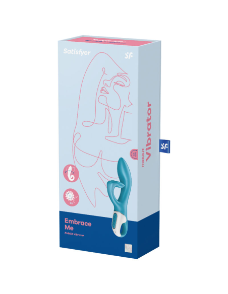 SATISFYER - EMBRACE ME Vibrador Punto G Turquesa | SexPlace.MX