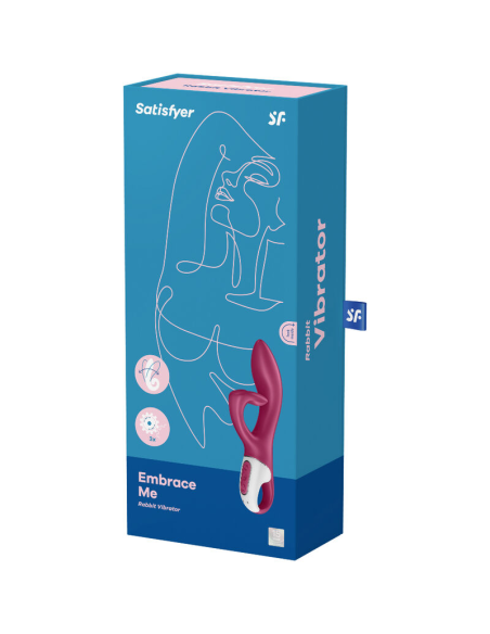SATISFYER - EMBRACE ME VIBRADOR PUNTO G ROJO